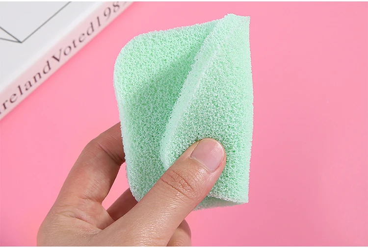 
 Японская мягкая губка для макияжа, волшебная косметическая губка для мытья лица, Пользовательский логотип  