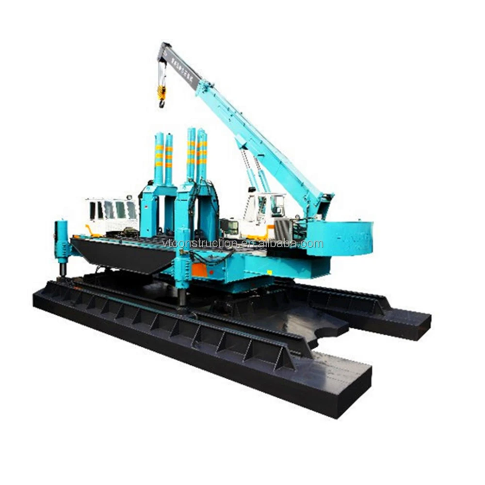 Professional manufacturer durable easy to operate hydraulic static pile driver