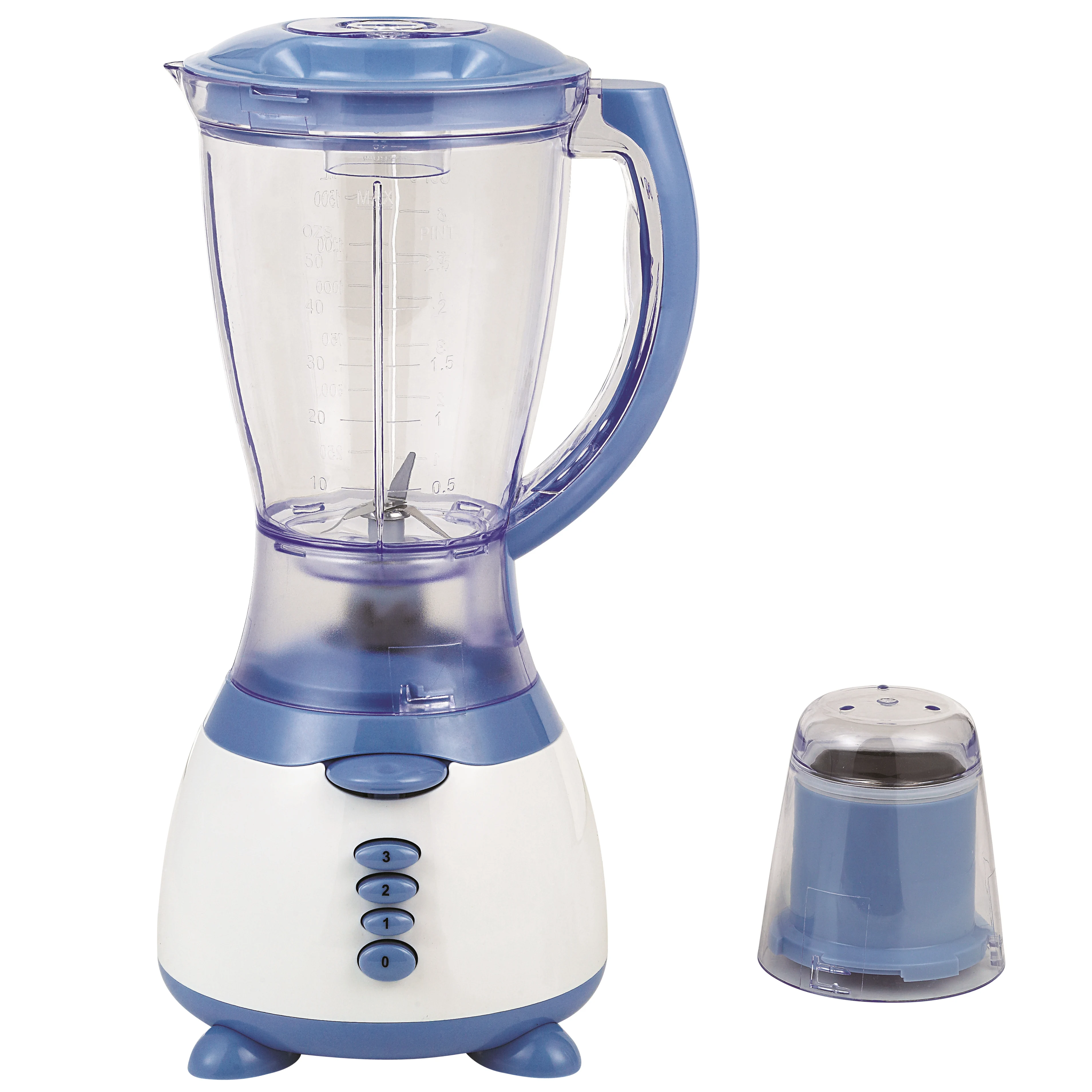 2 In 1 3 Speeds 1.5L Plastic Jar Glass Jar Electric Personal Blender National Blender Mixer Blender