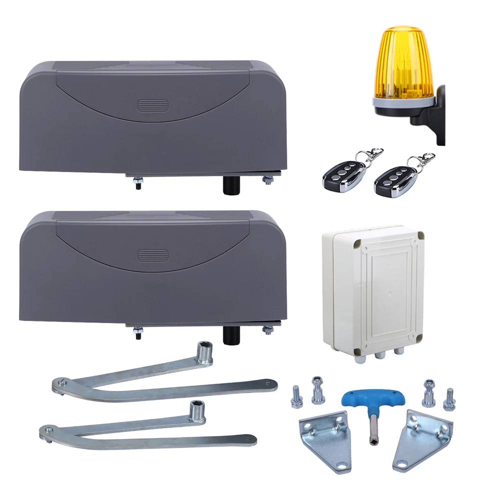 Heavy Duty 220V 110V 200W Motor Power Mechanical Limit Switch Electric gate control automatic PK400AC Swing gate opener