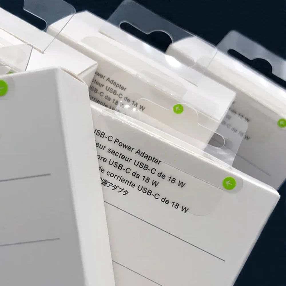 
Original 18w EU US plug Charger USB C Power Adapter for 11 12 Pro Max Super fast charging Wall Charger 