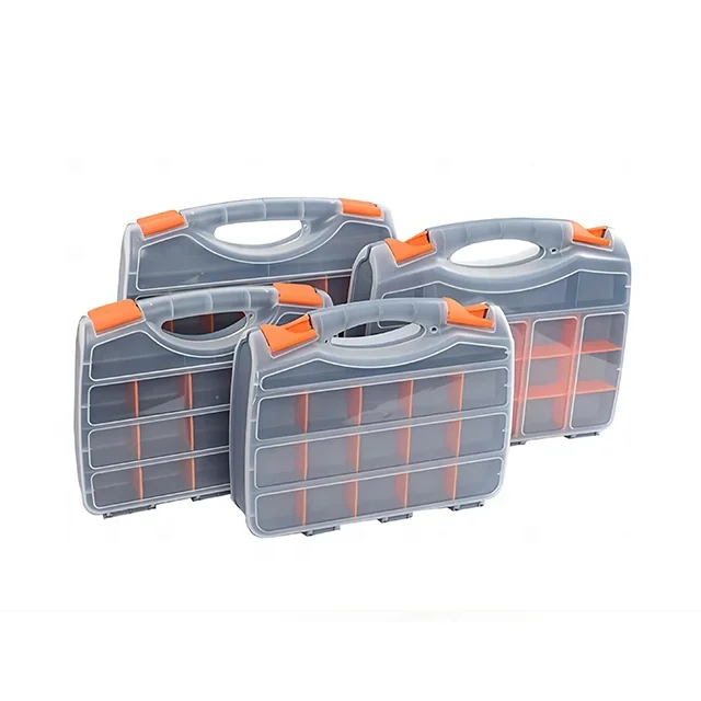 Portable Automotive Tool Box Spare Part Plastic Storage Bins & Box