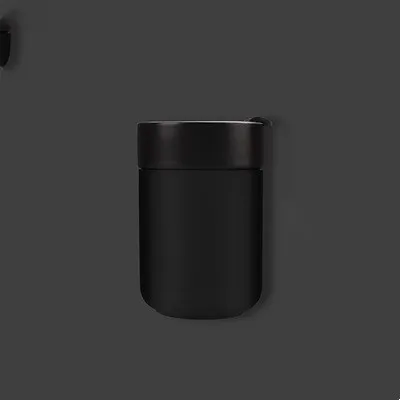 Modern Design 280ml 10oz Sustainable Porter Ceramic Mug with Protective Silicone Sleeve Reusable On-the-Go Cup for Coffee Tea