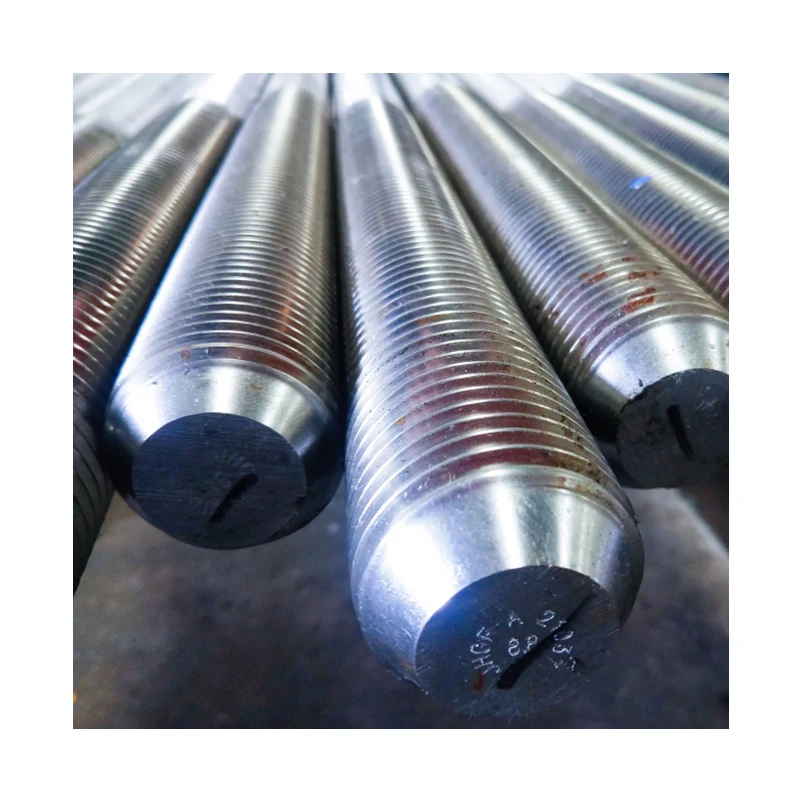 High Quality Wind Power Galvanized Concrete Steel Metric All 1 Threaded Stud Rod Rock Anchoring Bolt In Foundation Bar Cage