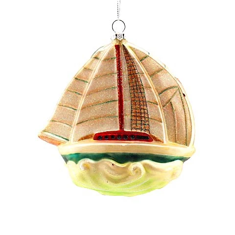 Выдувной вручную Красочный Корабль стеклянный Рождественский корабль роскошные украшения для домика птицы подарки для рождественской елки декоративные принадлежности