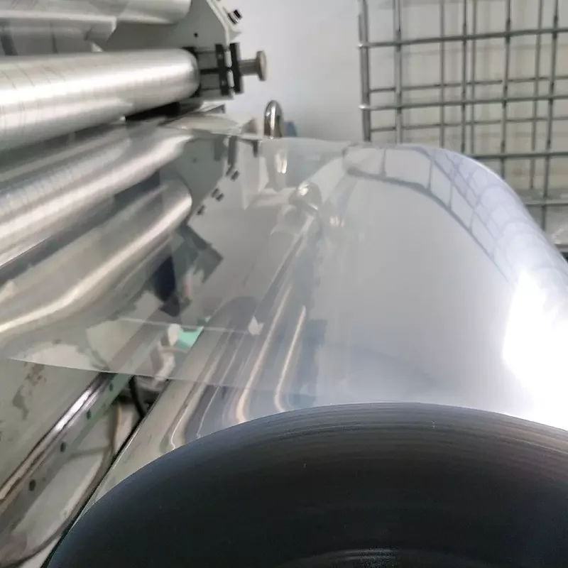 Bopet pet film 19 20 25 50 100 micron thickness anti-uv Heat sealing with corona in roll for frp fiberglass sheet making price
