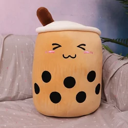 Wholesale 24cm 35cm 50cm 70cm Custom Soft Sleeping Cute Stuffed Pearl Cup Shape Toy Bubble Cartoon Milk Tea Boba Plush
