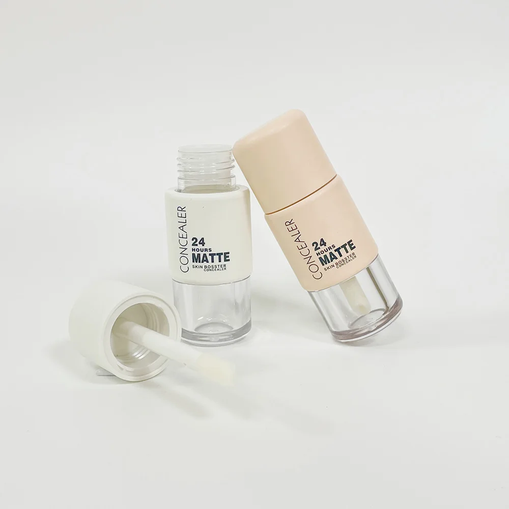 Factory Supply Octagon Shape pink Empty bb liquid  Cushion foundation powder packaging Makeup air cushion case big wand