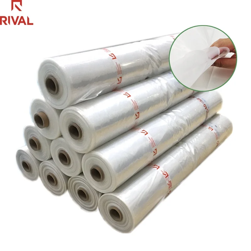 High quality transparent 200 micron plastic greenhouse covering film Green House Plastic Film