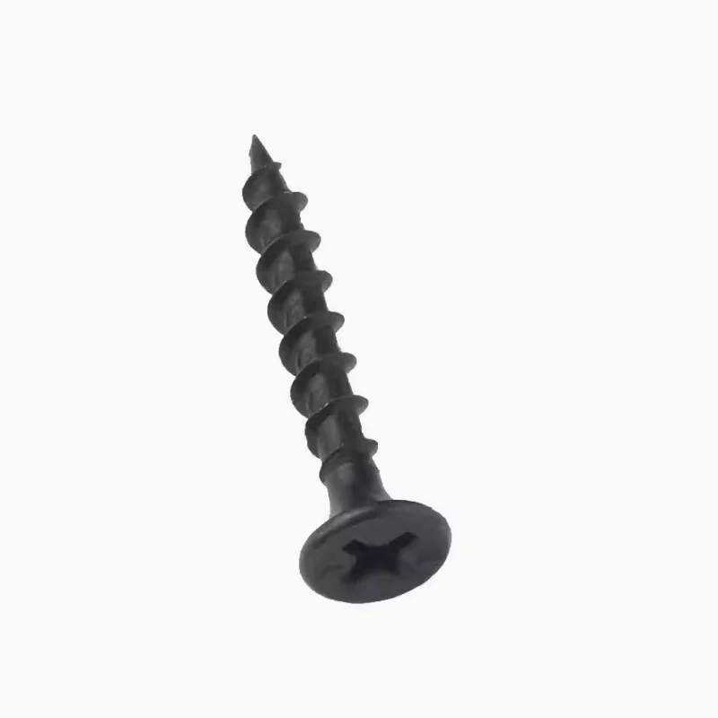 Factory Coarse Thread Black Oxide Phosphate Gypsum Board Self-Tapping Drywall Screw For Wood