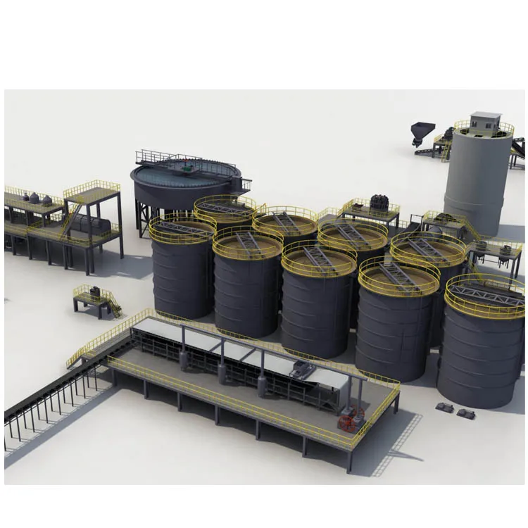 Energy-saving and high-efficiency Low Price Gold Plant Mining Separation Refinery Equipment CIP/CIL Gold Processing Plant