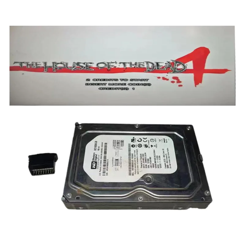 House of Dead 4 Hdd Ssd With Dongle Doggle Original Game Hard Disk for Arcade Shooting Game Machine