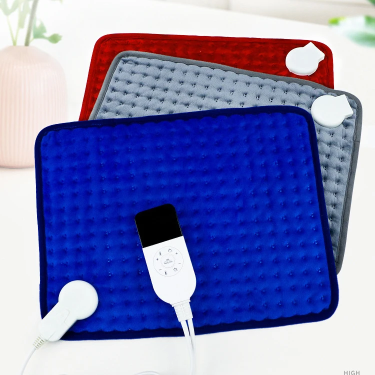 Hot Selling LCD Controller Shoulder Abdonmen Foot Warmer Heating Pad with 10 Heated Levels