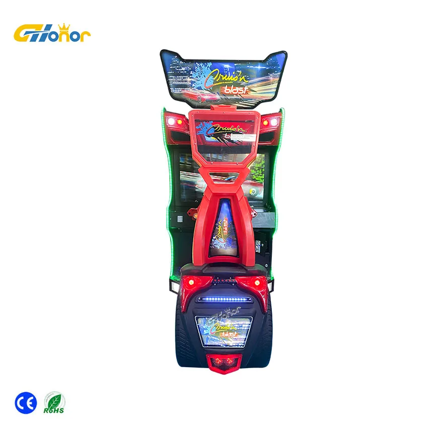 new design coin operated driving simulator car racing game machine driving simulator 5d