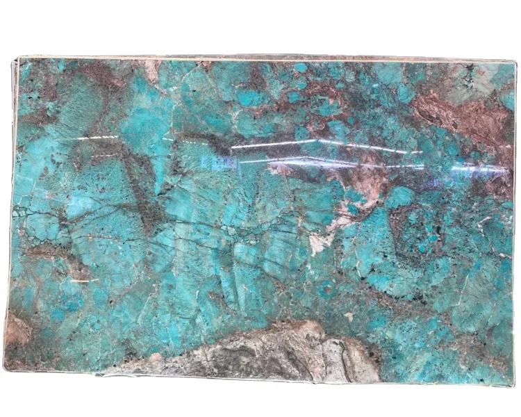 Brazilian Stone Amazonite Green Quartzite Wall Tile and Big Slab Decoration Price
