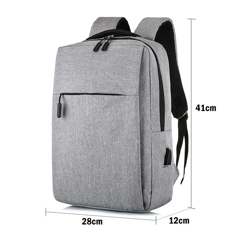 Wholesale  Travel Smell Proof Backpack  anti theft polyester fashion laptop backpack laptop back pack chargeable usb