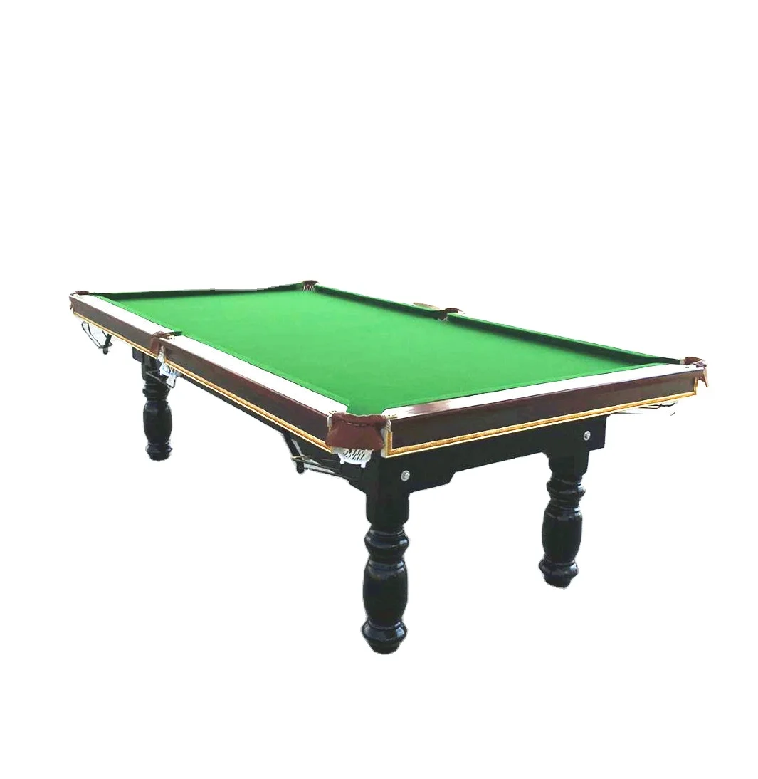 
Wood 8ft 9ft Outdoor Slate Billiard Pool Table International Tournament Standard Solid Case Black America Green Leather Red Blue 