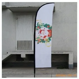 2023 new restaurant feather flag for promotion out door flower stalls