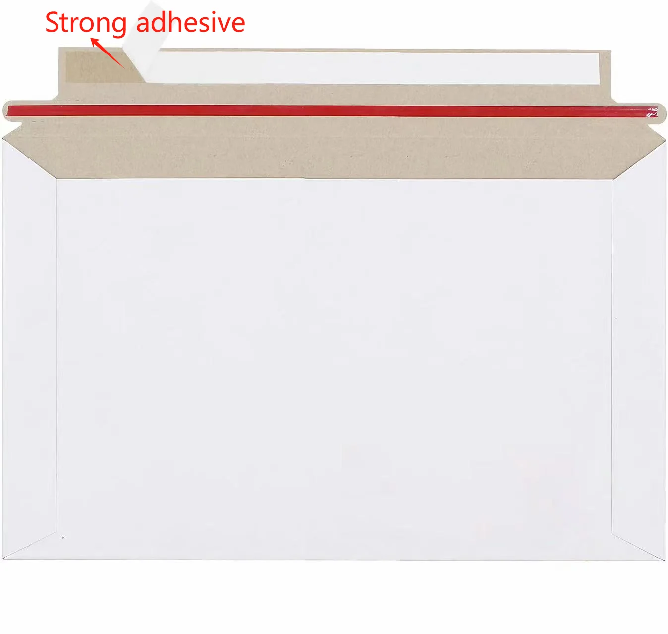 High Quality Self Sealing Rigid Cardboard Mailing Envelope Mailer with Tear Tape Envelope Packaging