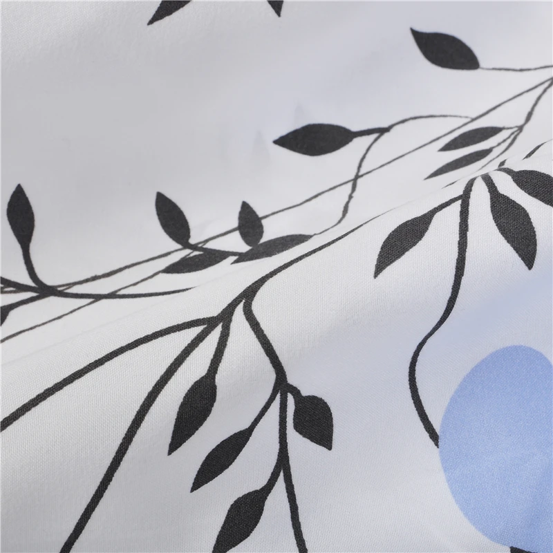 100% polyester brushed pongee fabric printed for hometextile