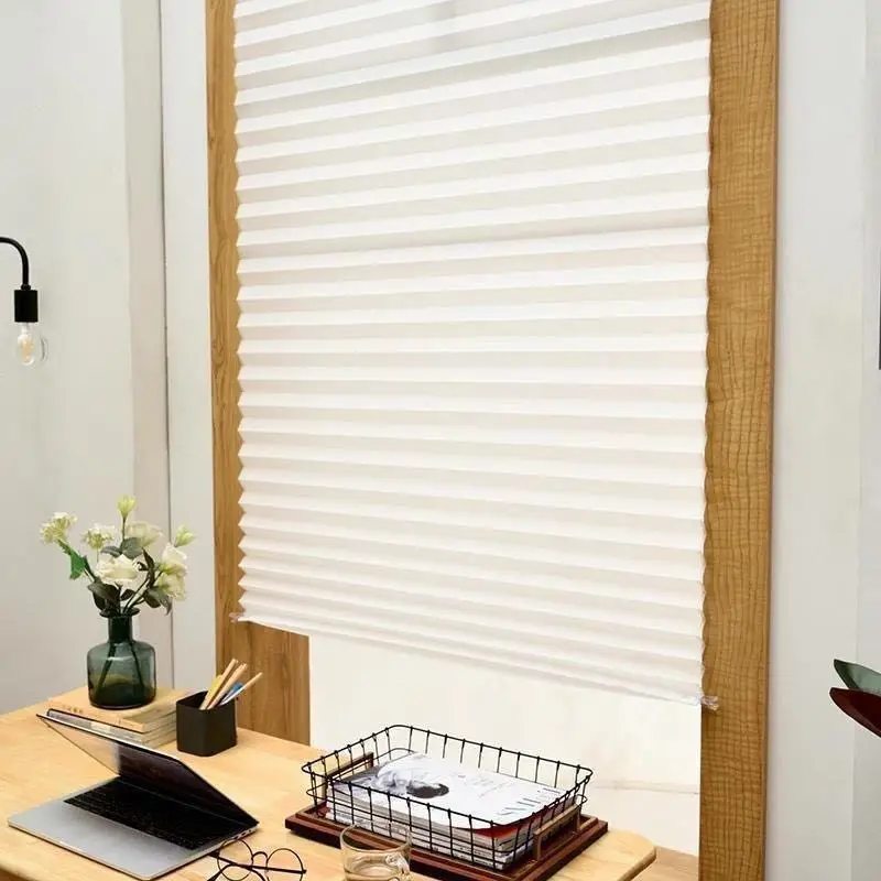 One Time Easy to Cut and Install Temporary Cordless Paper shade and Blinds