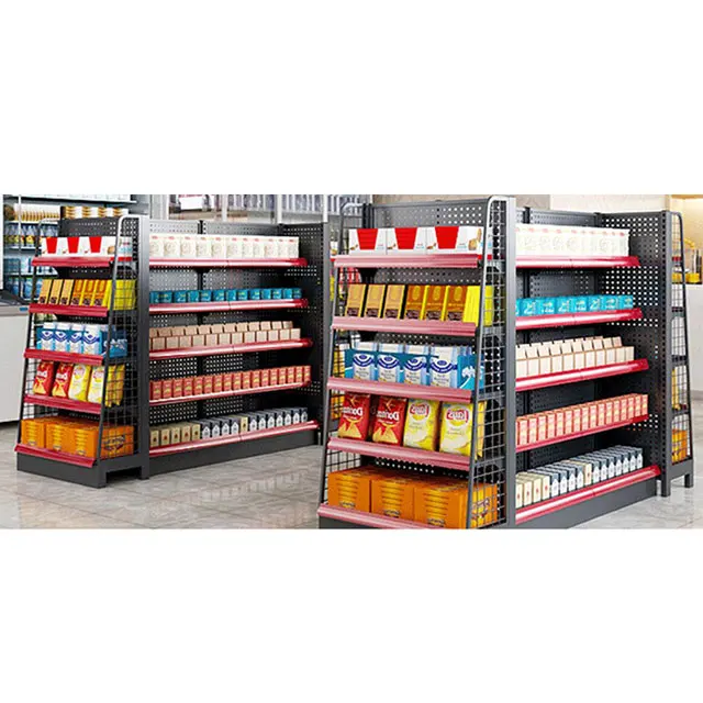 Supermarket Shelves Metal Gondola for Supermarket Metal Steel Supermarket Rack