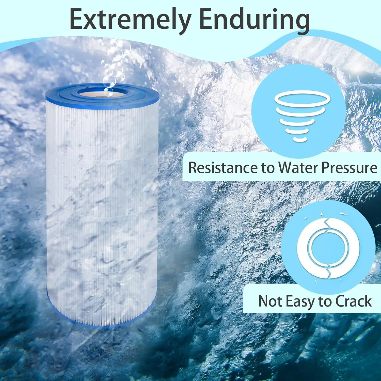 C900 Pool Filter Cartridge Replacement for Hayward C900 Pool Water Treatment adapted to Replace Pleatco PA90 Hot Tub Filters
