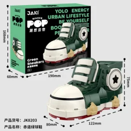 JAKI Kids block toys STEM items Basketball shoes style DIY Sports shoes Building Blocks Toy Sets for Boys