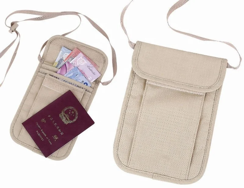Легкий полиэстеровый кошелек для путешествий с защитой RFID