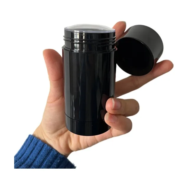 50g 75g white deo packaging for  foot repair roll on top filling/AS plastic packaging for pain relief balm