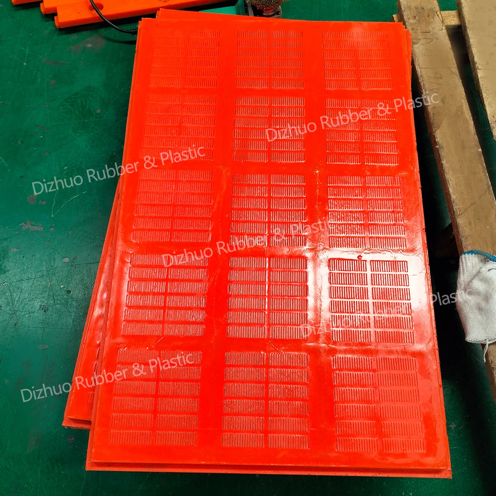 customized big capacity modular polyurethane screen pu dewatering screen mesh