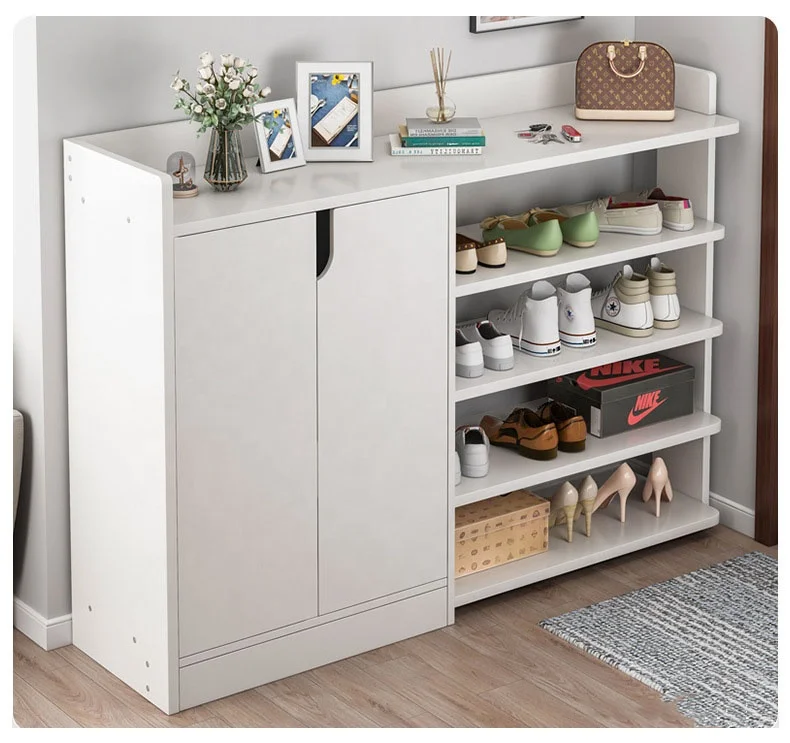 VIC Household shoe cabinet simple door entry storage artifact small household type Nordic shelving