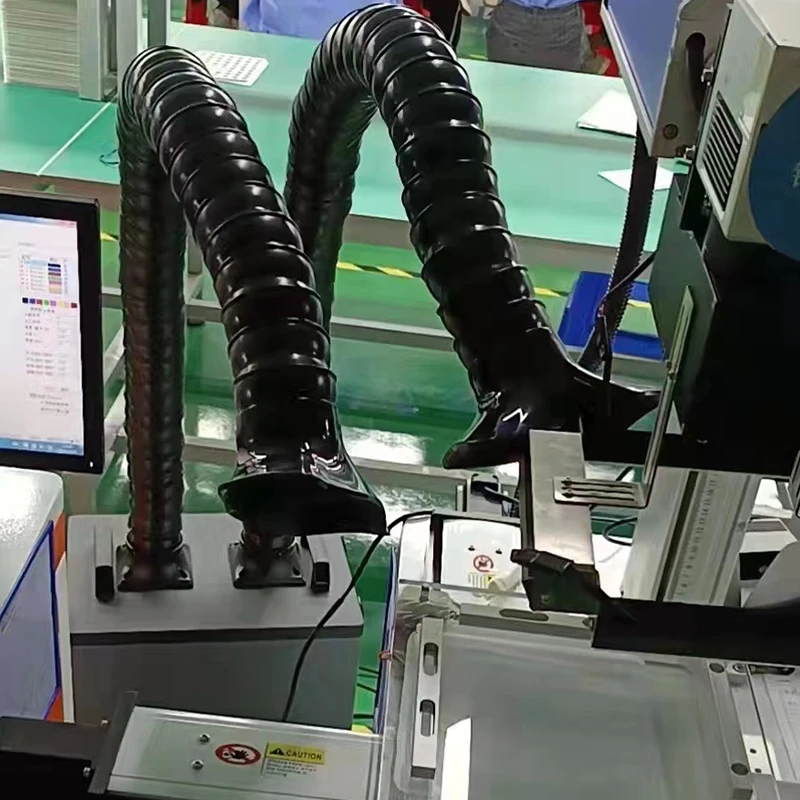 Nail / Dental Vacuum Dust Collector Mobile Welding Fume Extractor Welding Fume Extraction Soldering Smoke Absorber