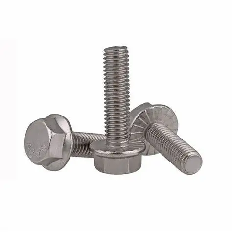 YH Customiztion M12 M14 M15 Stainless Steel DIN6921 Hex Head With Washer Hex Flange Bolt