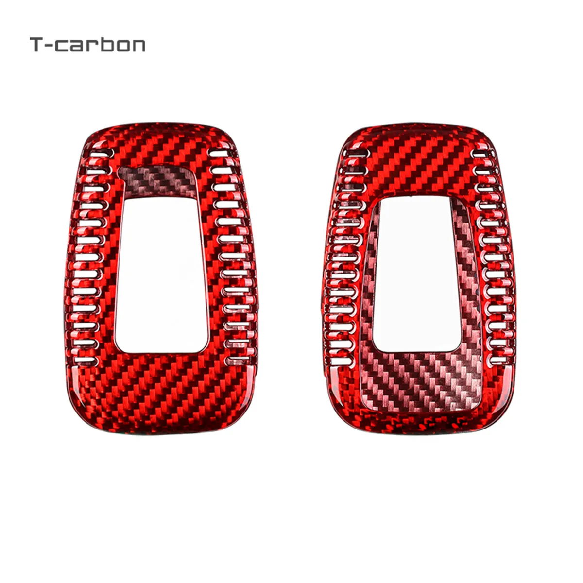 T-carbon Fashion Car Key Cover For Toyota Camry Prado Yize CHR Factory Sales Carbon Fiber Car Key Case For Keys Accessories