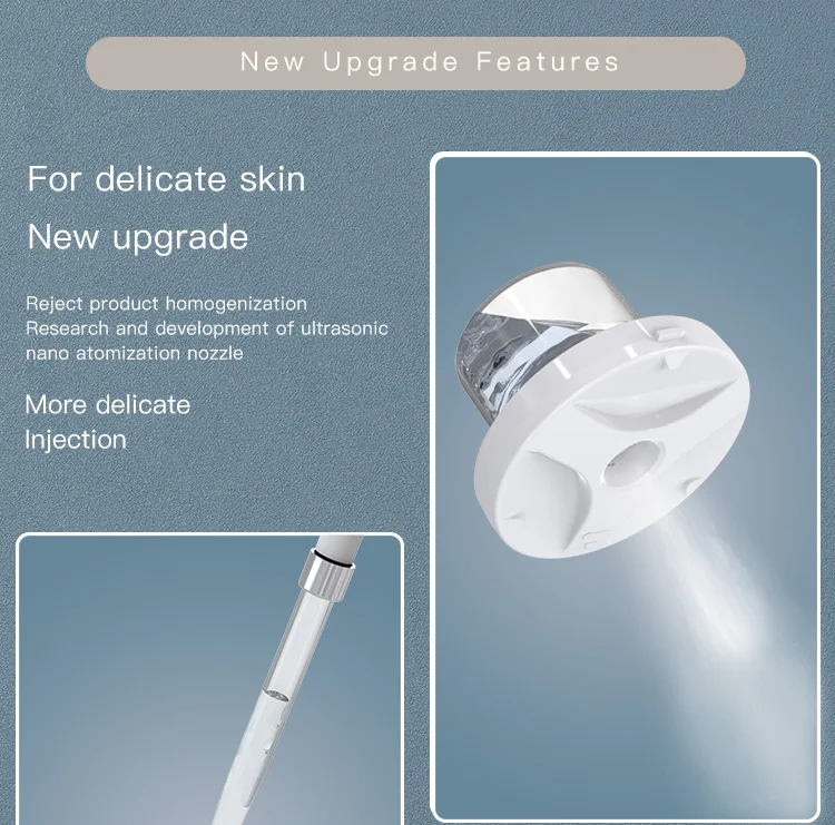 2022 Tri-folding led facial face lifting pdt light therapy machine device with cold spraying