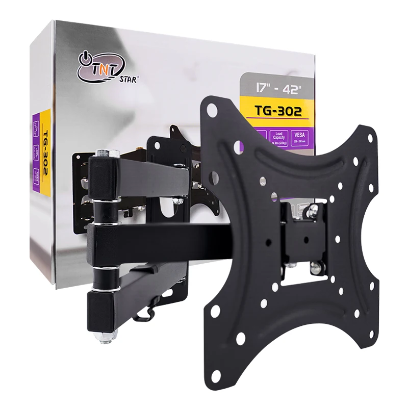 TNTSTAR TG-302 Hot selling flat tv mount, led lcd tilting TV wall mount Africa