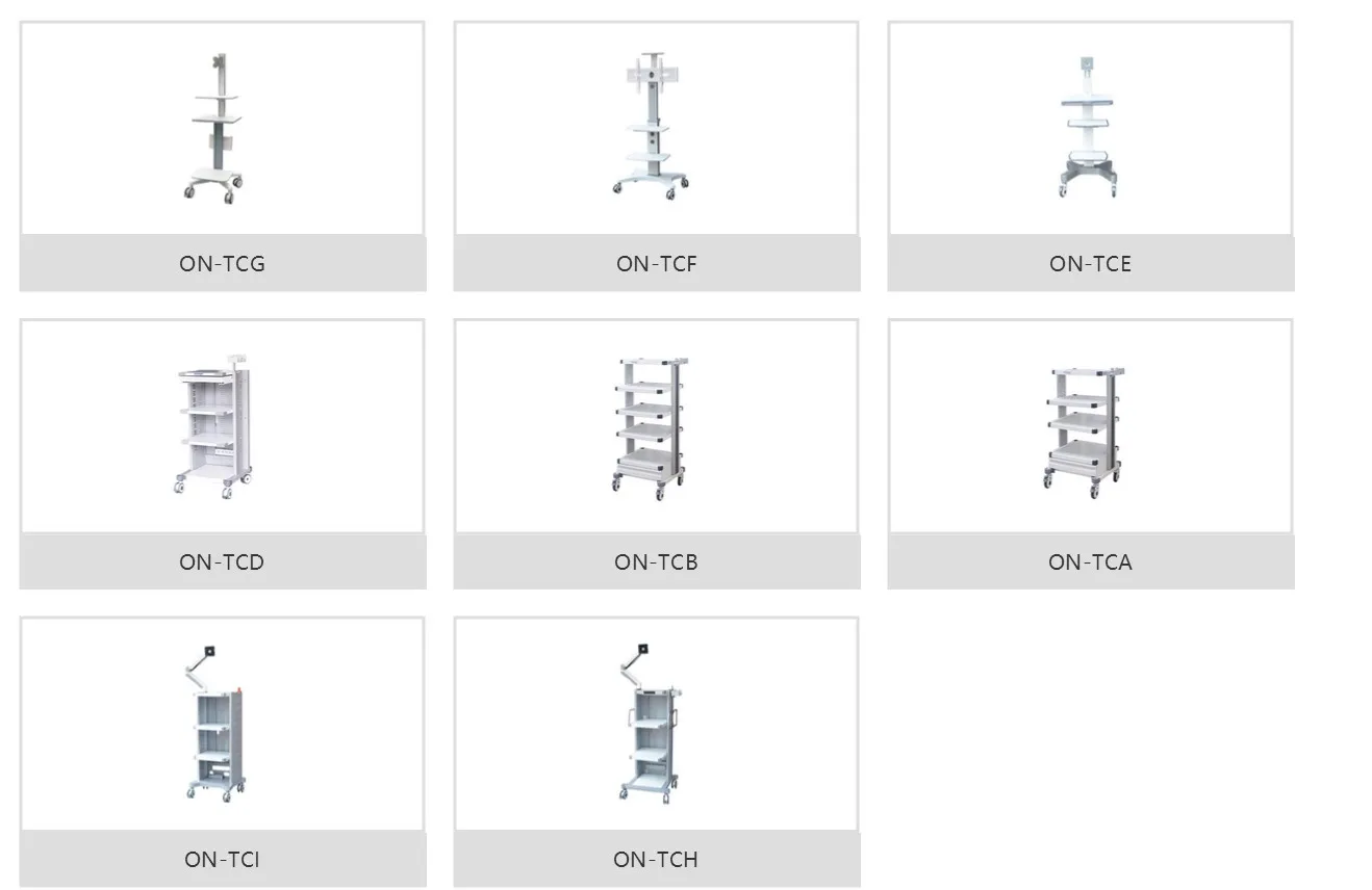 Hospital medical endoscopy cart trolley for sale Endoscopic system trolley