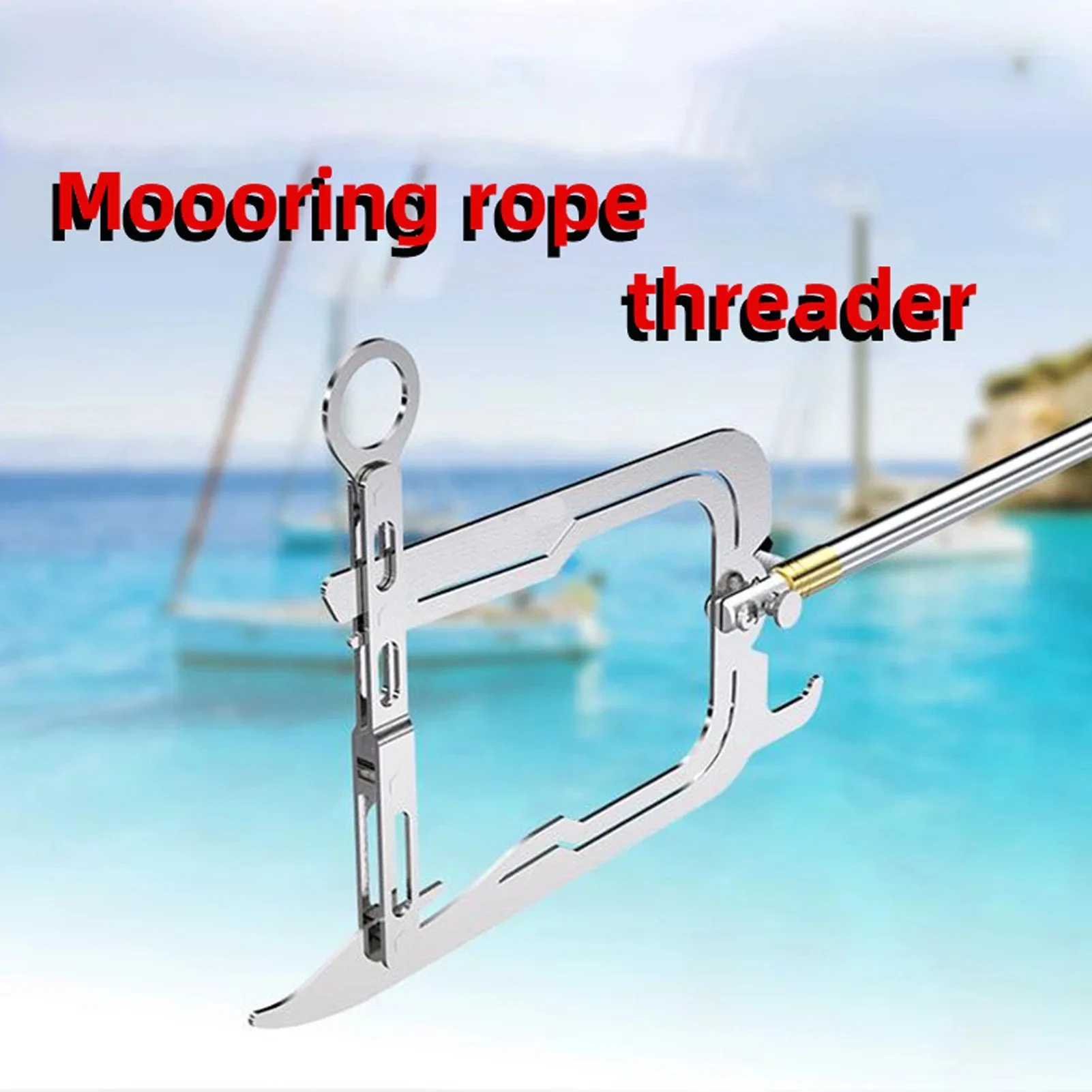 Multifunctional Telescopic Boat Hook Easy Long Distance Threader Telescoping Boat Hook Boat Hook Pole