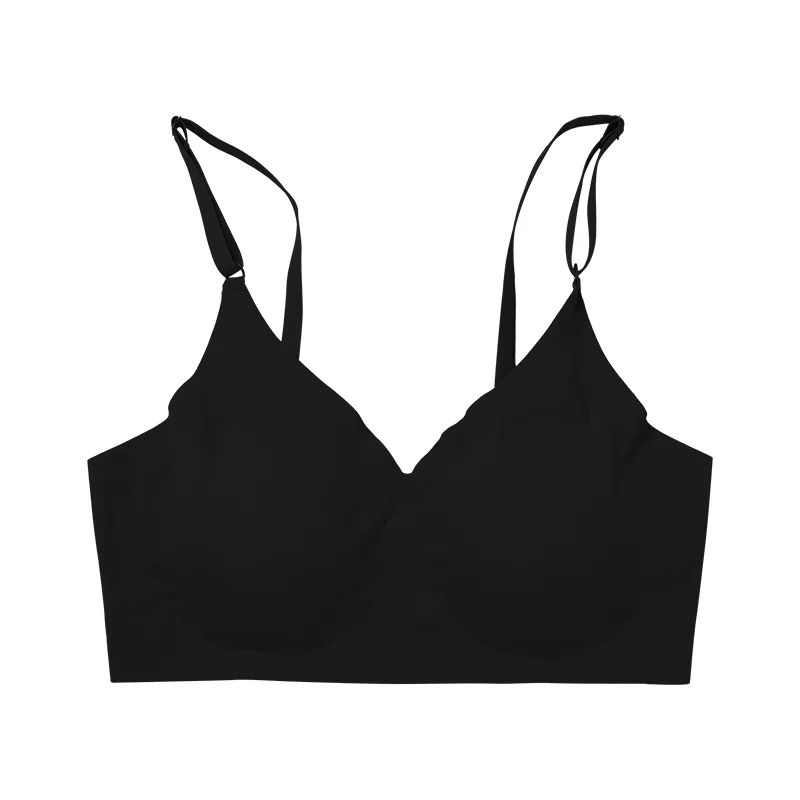 BS234 Custom Comfortable Seamless Woman Underwear Sexy Ladies Bra Panty  Backless Bra
