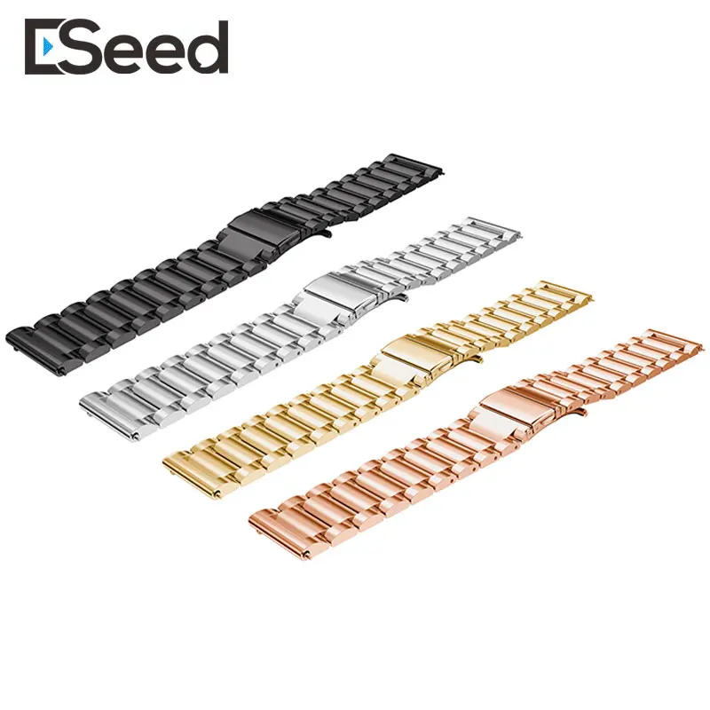 Wholesale Replacement stainless steel 22mm Straps luxury Metal Band for Samsung Apple Smart Watch Wristband