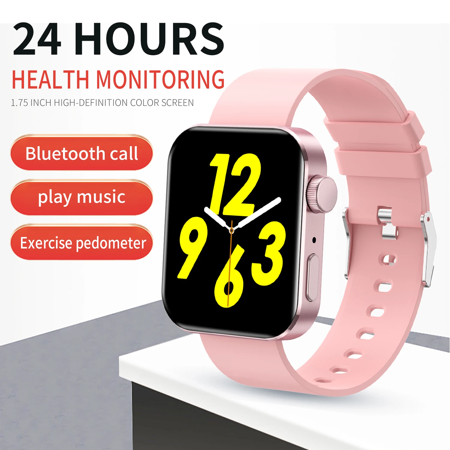 1.75 touch screen Smart Watch  support calling  fitness Android for iPhone smart watch