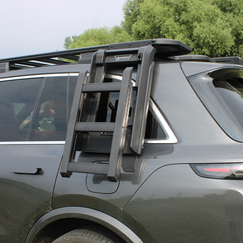 Tank 300 Lightweight Ramps & Ladders Telescopic Side Ladder with Frame for Easy Travel