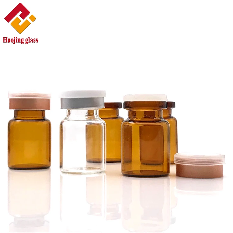 
5ML pharmaceutical injection glass vial for reversible cap vaccine vials moulded antibiotics ampule bottle 