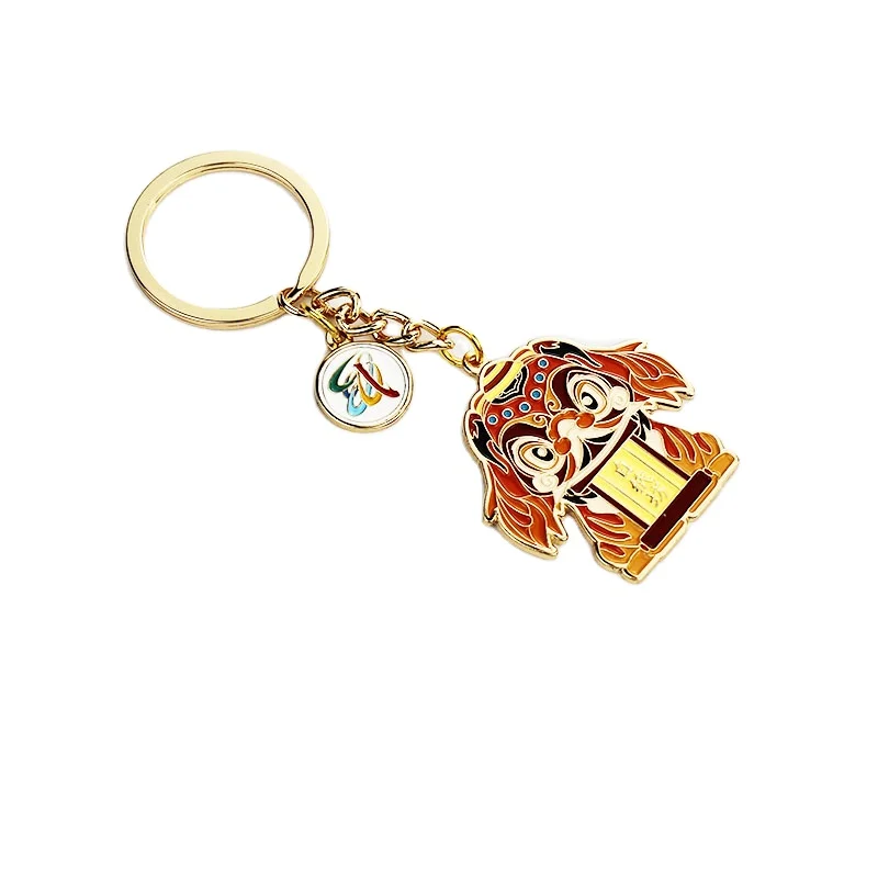 The factory sells custom metal key chains logo key chains animal bulk animation key chain
