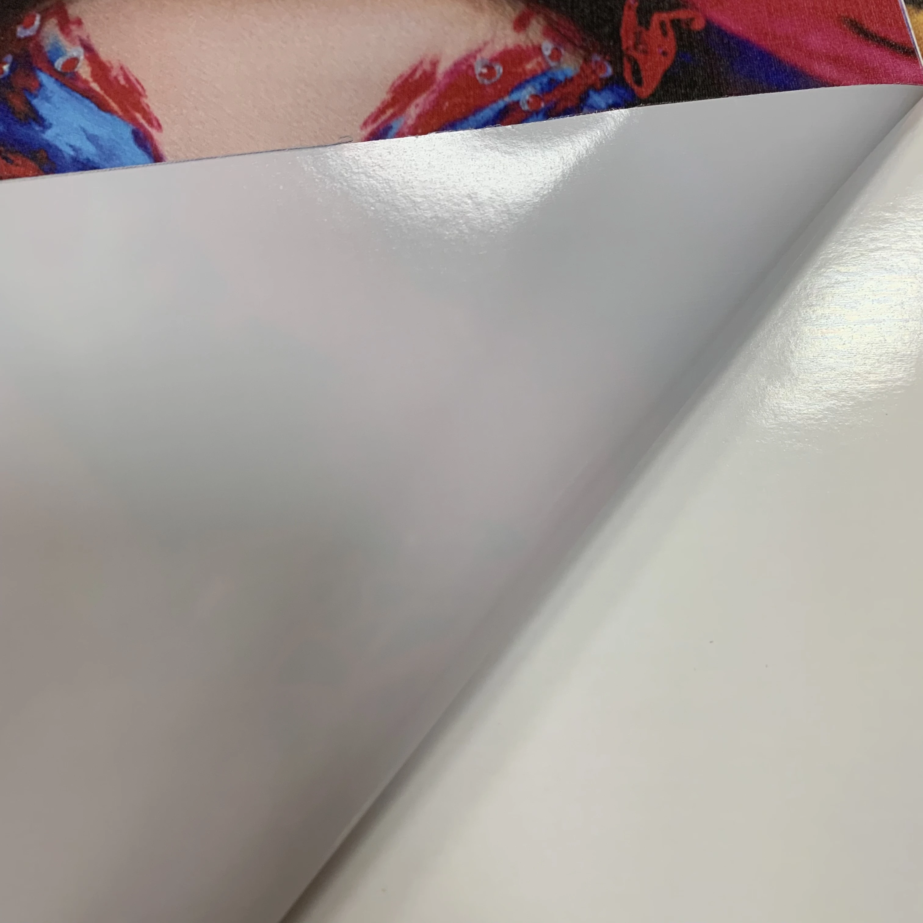 High Tack/Strong Glue Self Adhesive Wall Vinyl Frosted Textured PVC Vinyl For Digital Printing Roll for Poster Materials