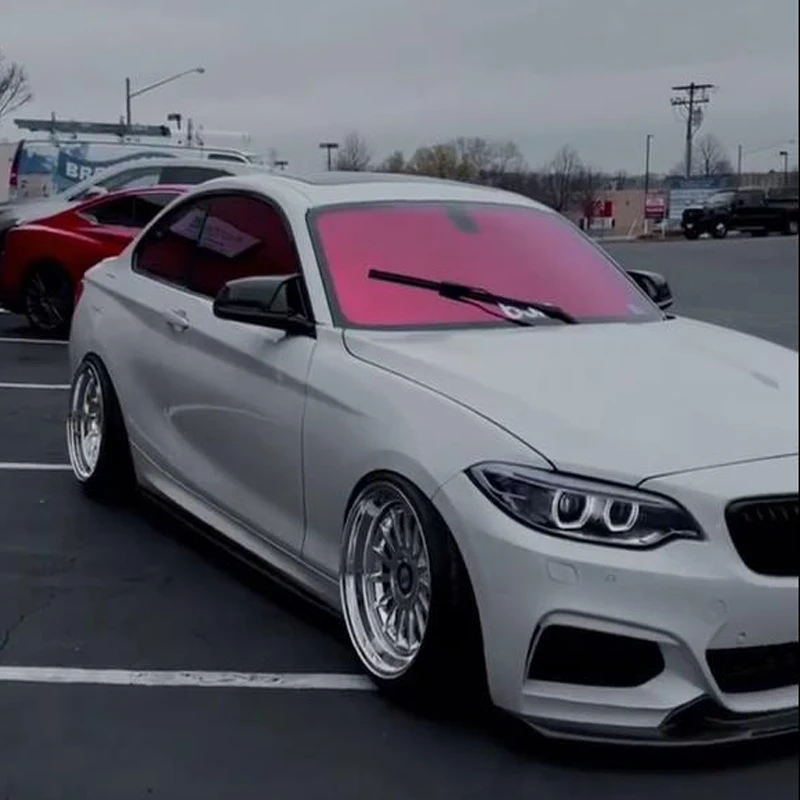 factory red color window sticker glass film window privacy film rolls for car