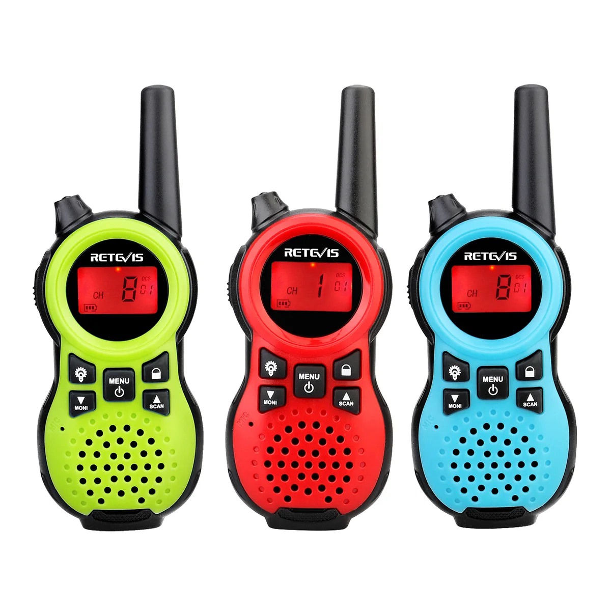 
walkie talkie set Three-pack Ultrathin fuselage PMR license free PMR446 walkie talkie set Retevis RT638 