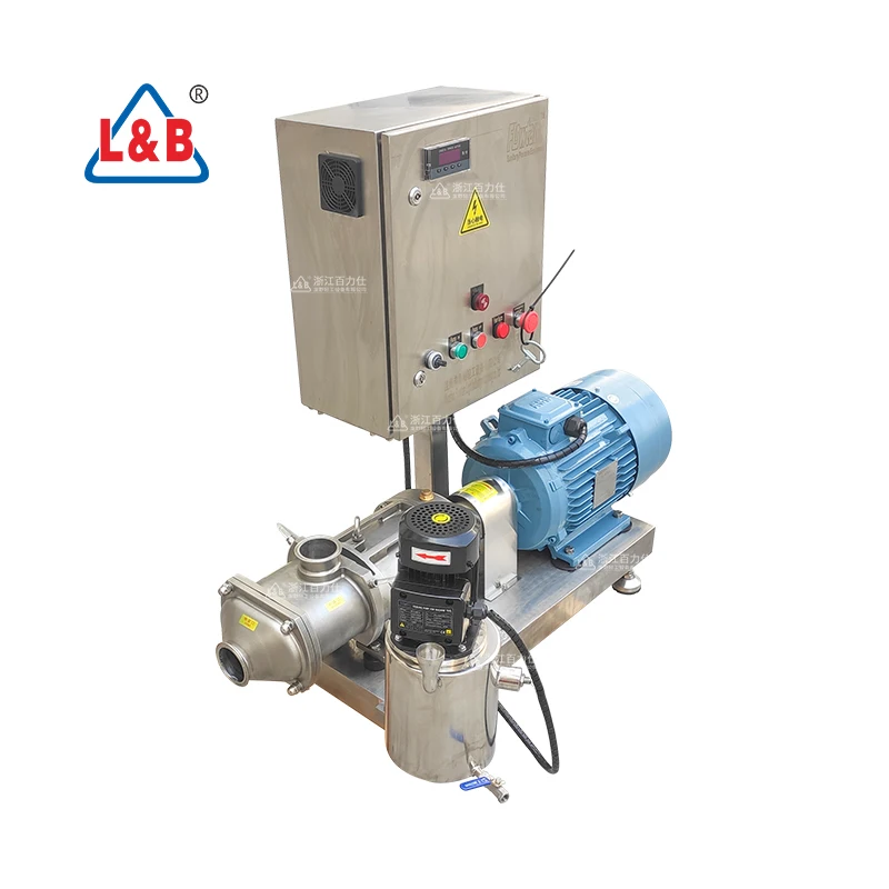 Zhejiang L &B Brand CE and ISO Certificated Stainless steel double screw pump mayonnaise molasses yogurt twin screw pump