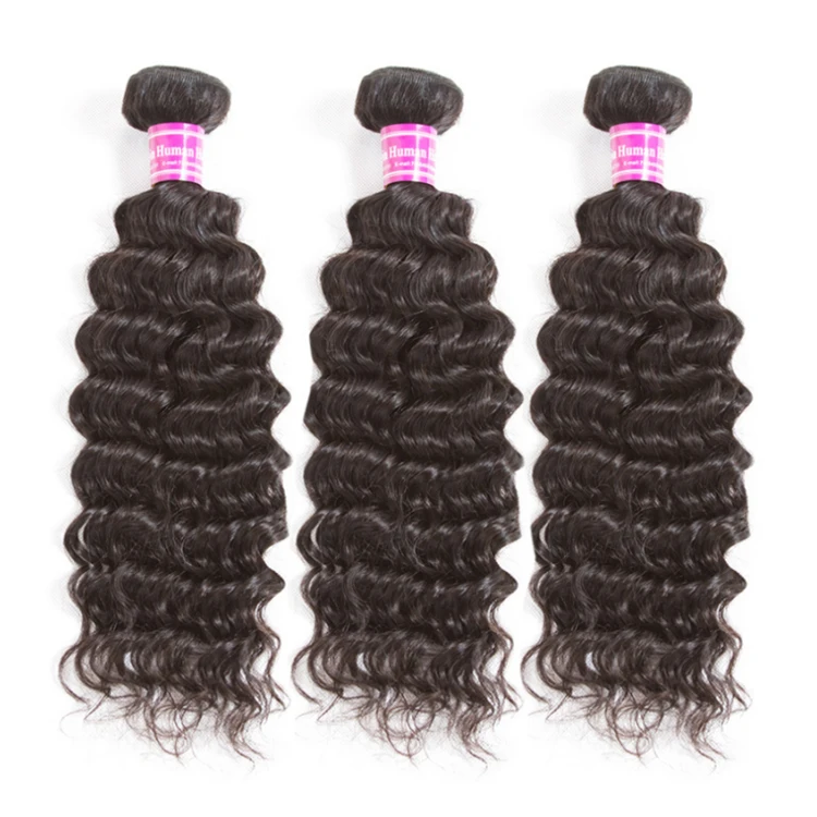 High Quality Unprocessed Cuticle Remy Aligned Keratin Hair Extensions Full Thick Bottom White Deep Wave Weaving Wholesale Human